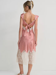 Women Juliet Midi Slip Dress - Terracotta