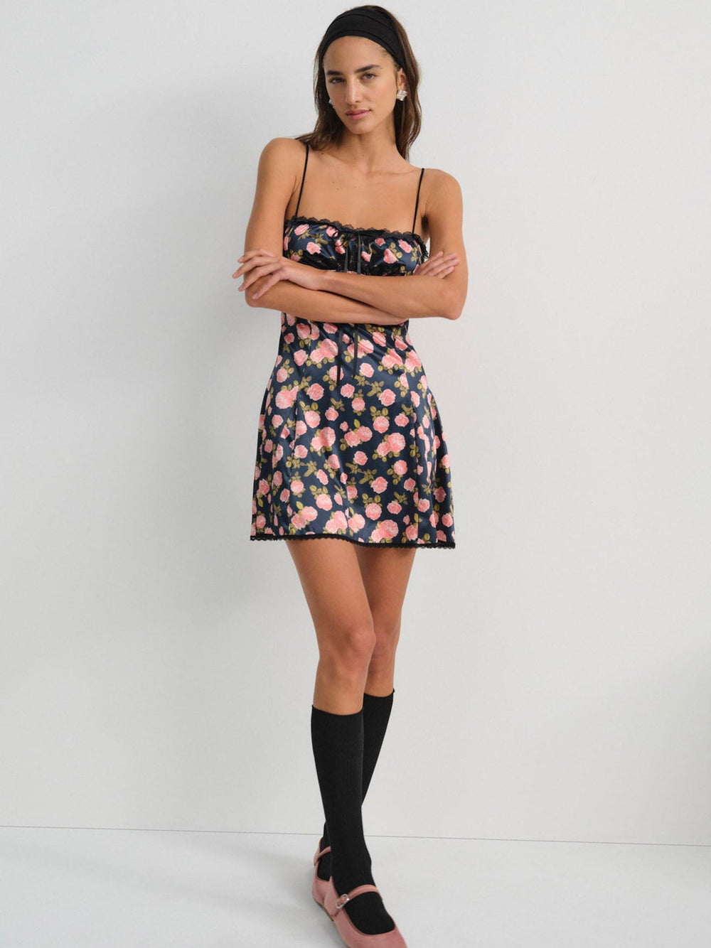 Women Kayla Slip Dress - Navy