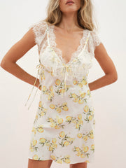 Women Audrey Mini Slip Dress - White