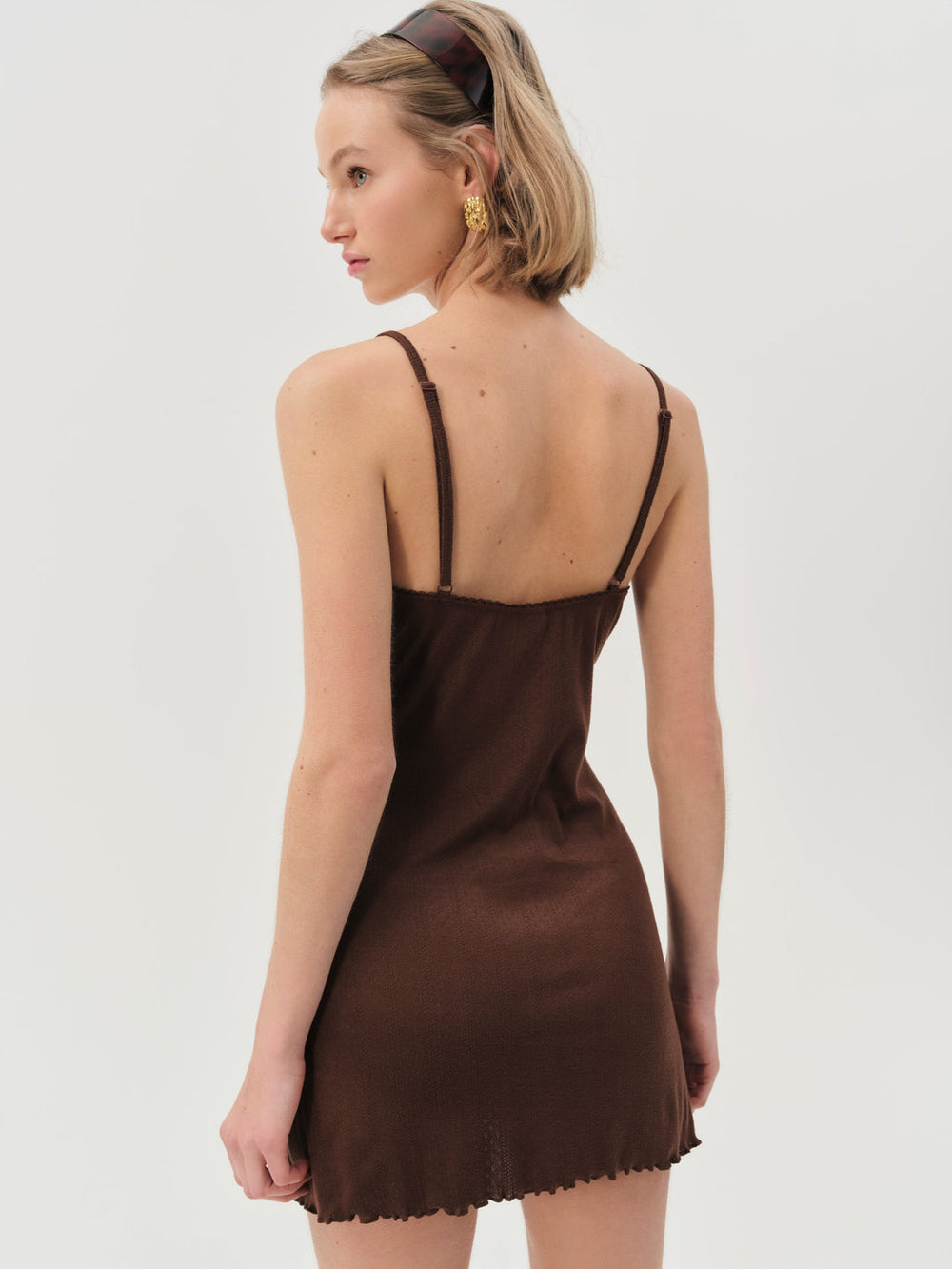 Women Elliana Slip Dress - Chocolate