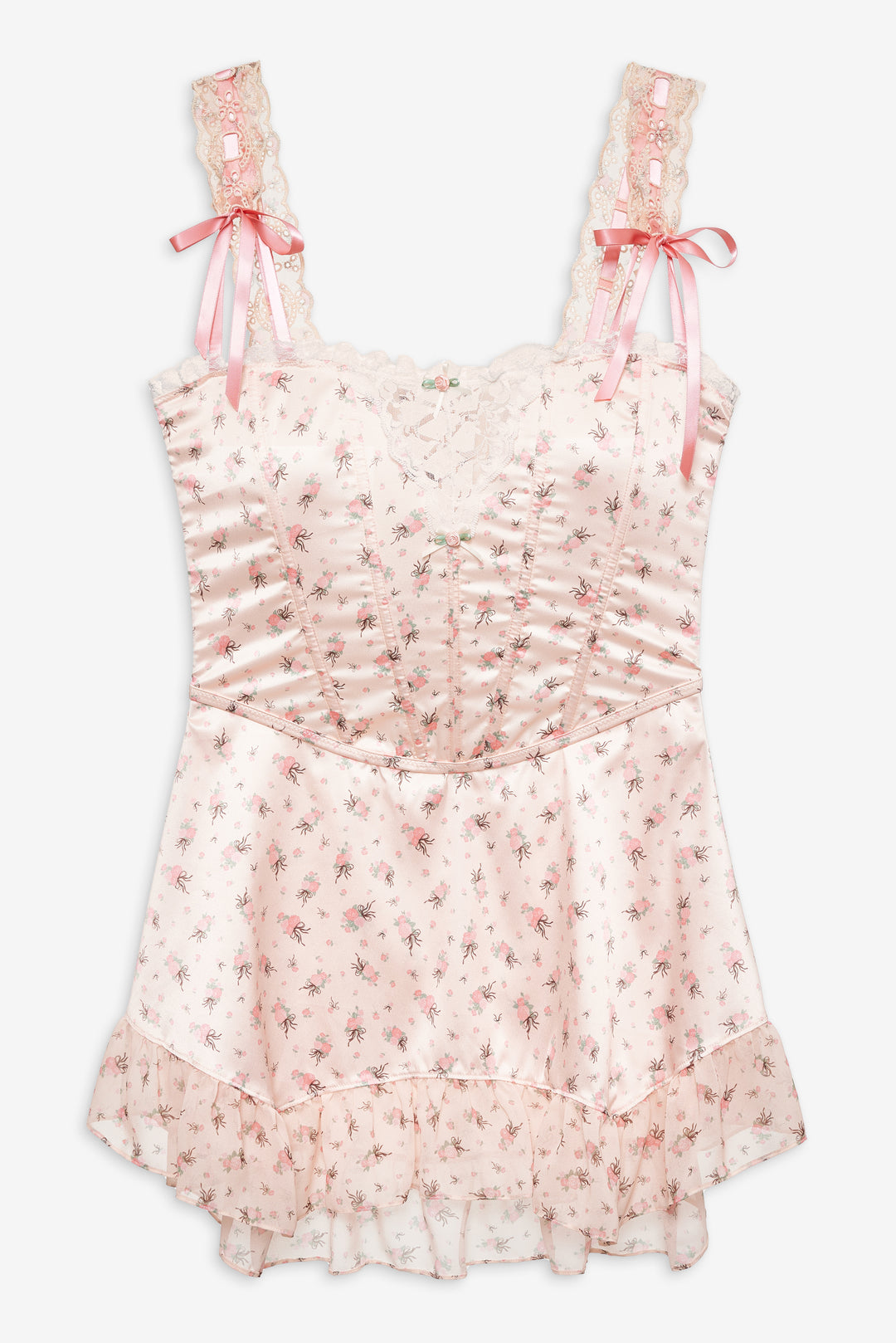 Women Peaches & Cream Slip Dress - Peach
