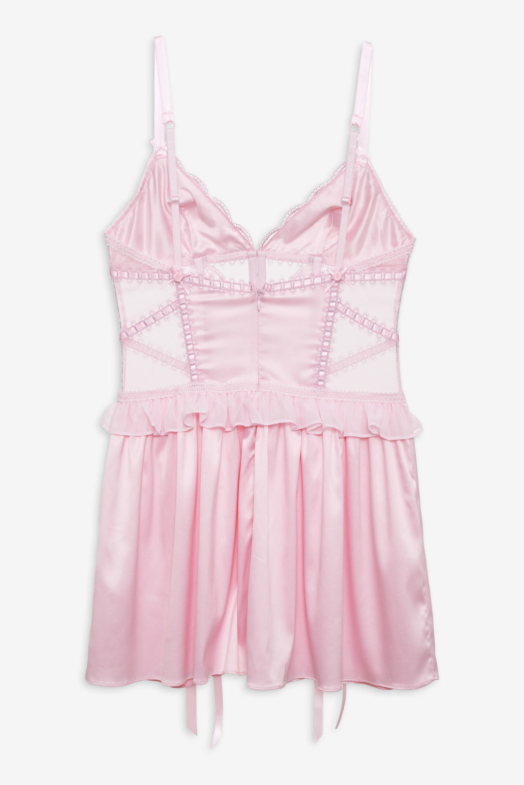 Women Ily Embroidered Slip Dress - Pink