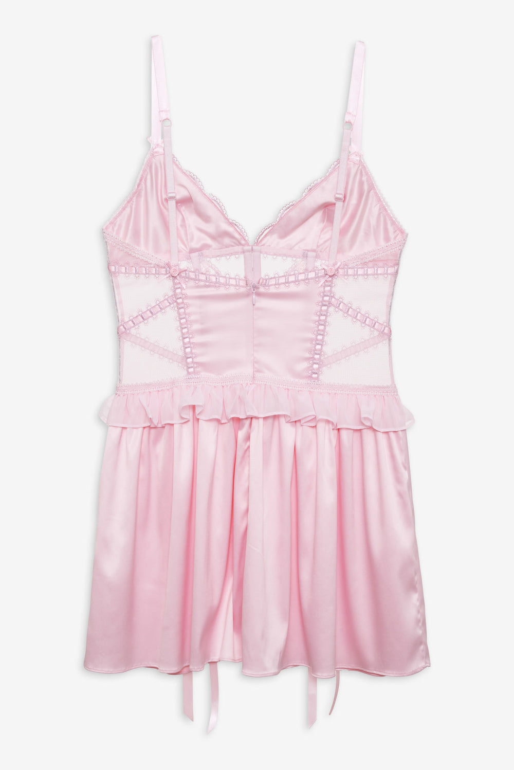 Women Ily Embroidered Slip Dress - Pink