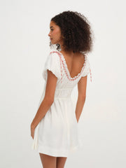 Women Georgia Corset Slip Dress - Red