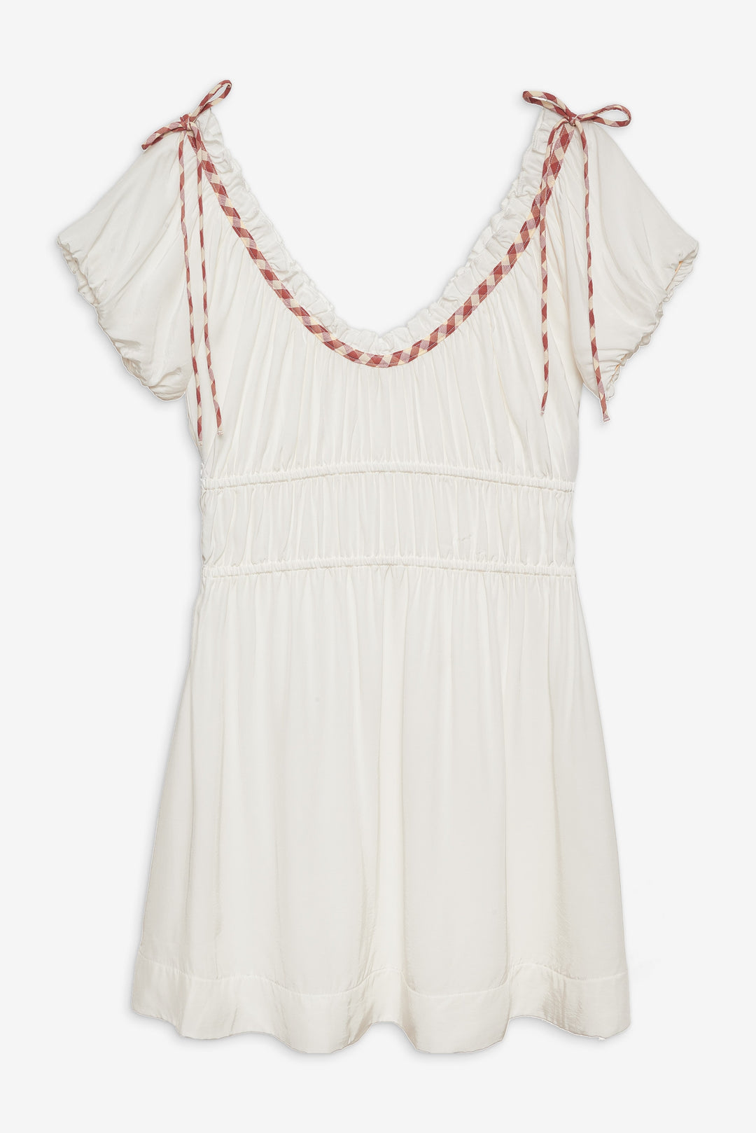 Women Georgia Corset Slip Dress - Red