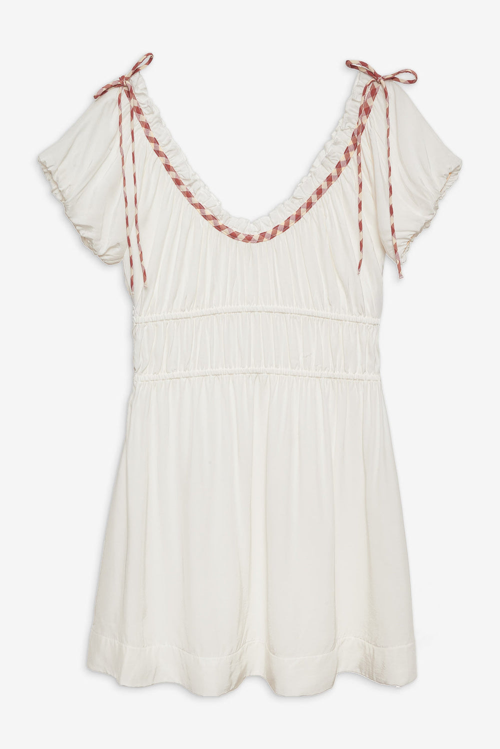 Women Georgia Corset Slip Dress - Red