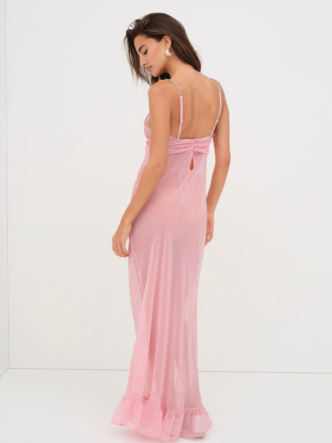 Women Kristi Maxi Slip Dress - Mauve