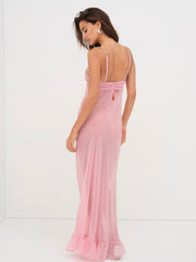 Women Kristi Maxi Slip Dress - Mauve