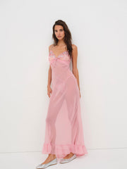 Women Kristi Maxi Slip Dress - Mauve