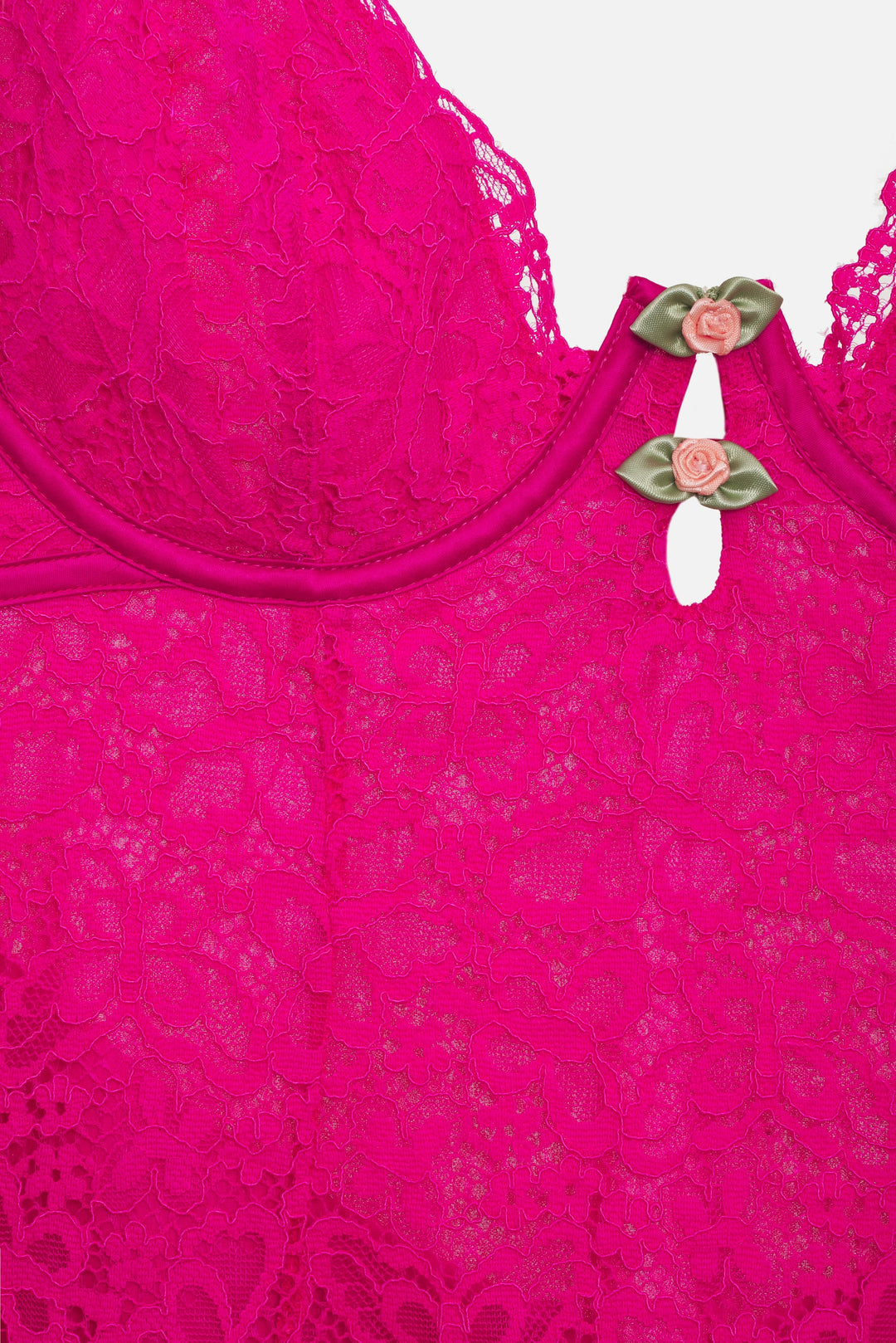 Women Creamsicle Lace Slip Dress - Pink