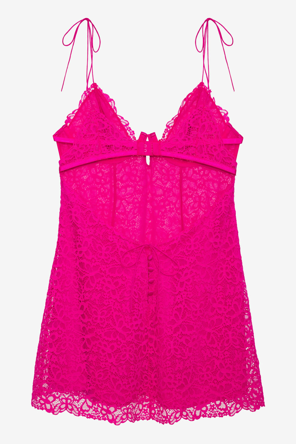 Women Creamsicle Lace Slip Dress - Pink