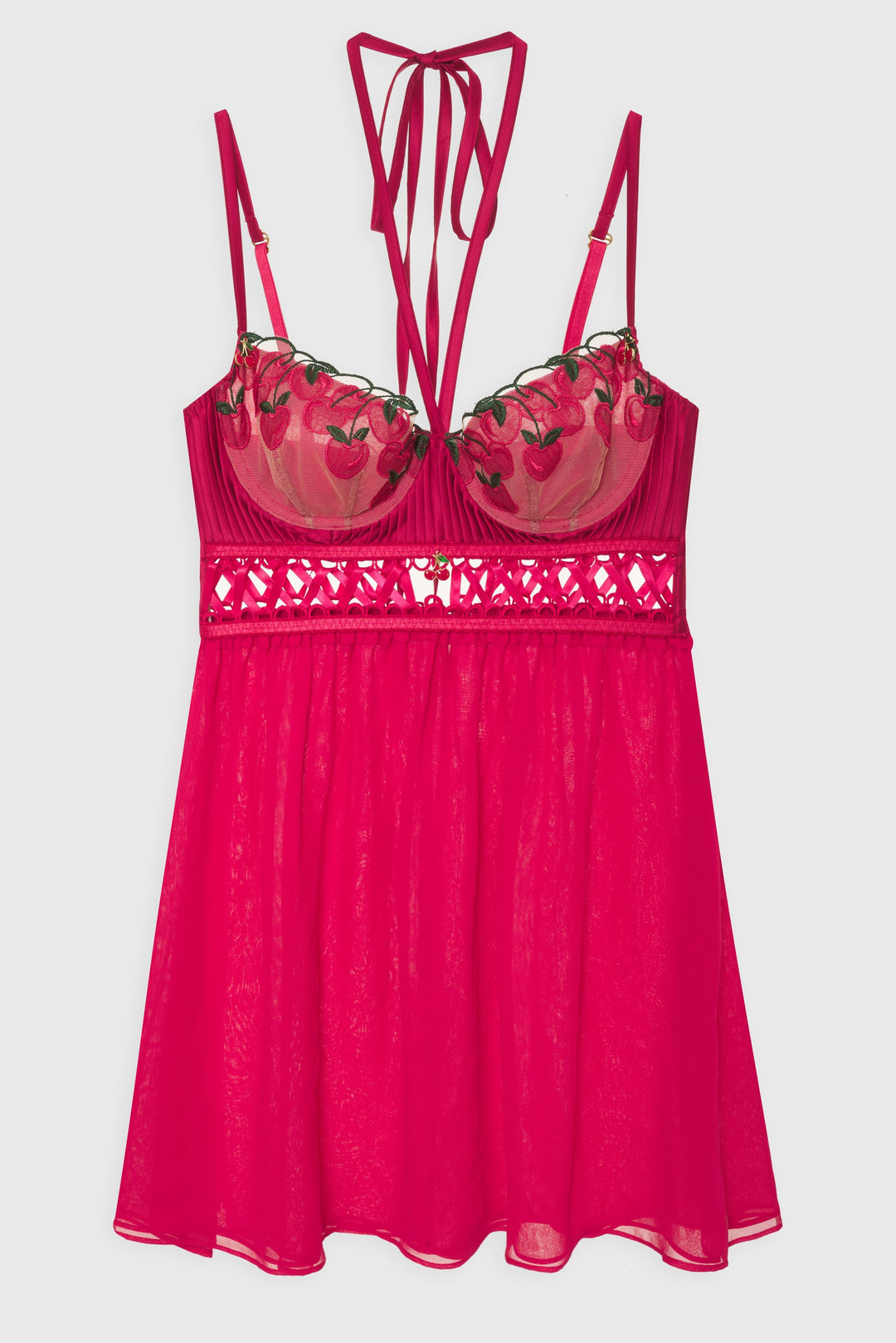 Women Cherie Slip Dress - Red