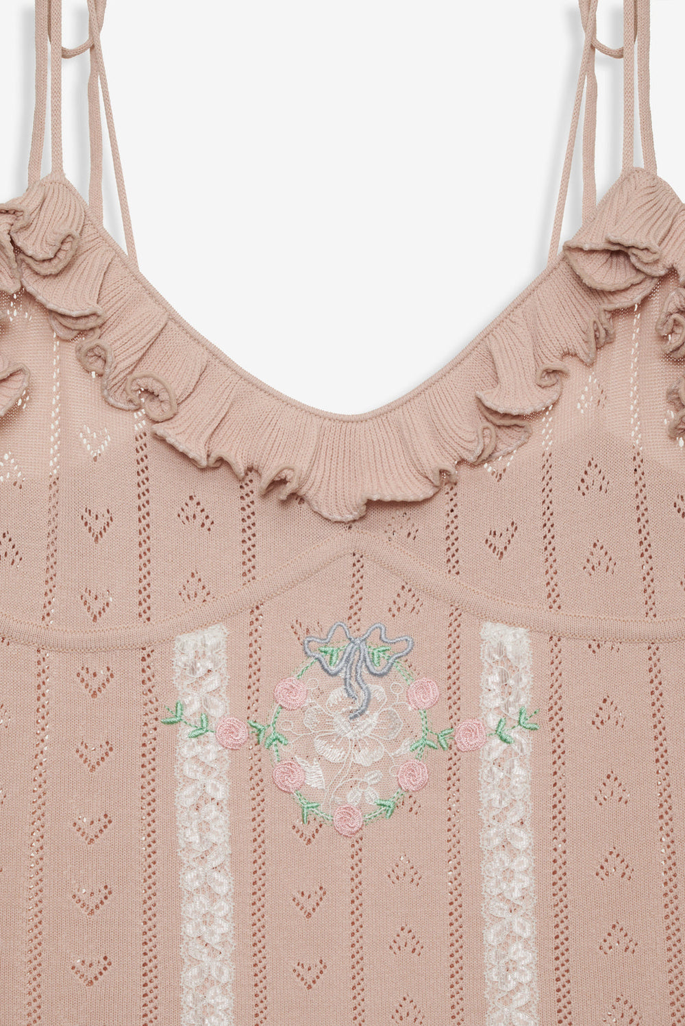 Women Eloise Asymmetric Knit Dress - Peach