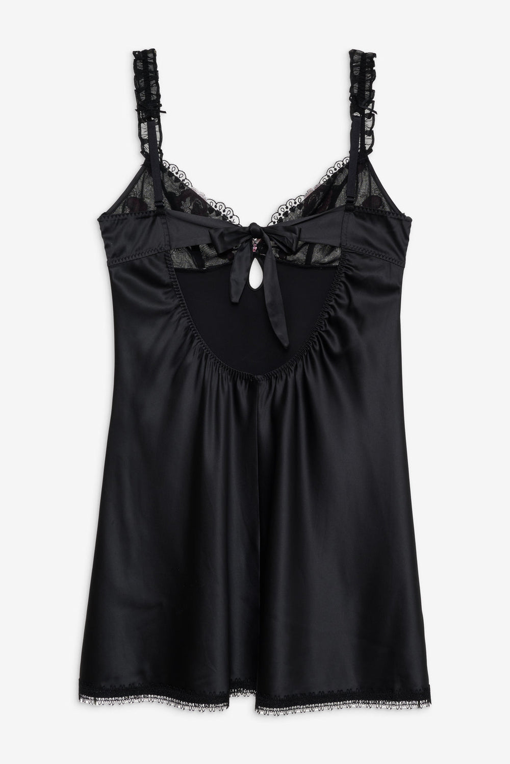 Women Love Garden Slip Dress - Black