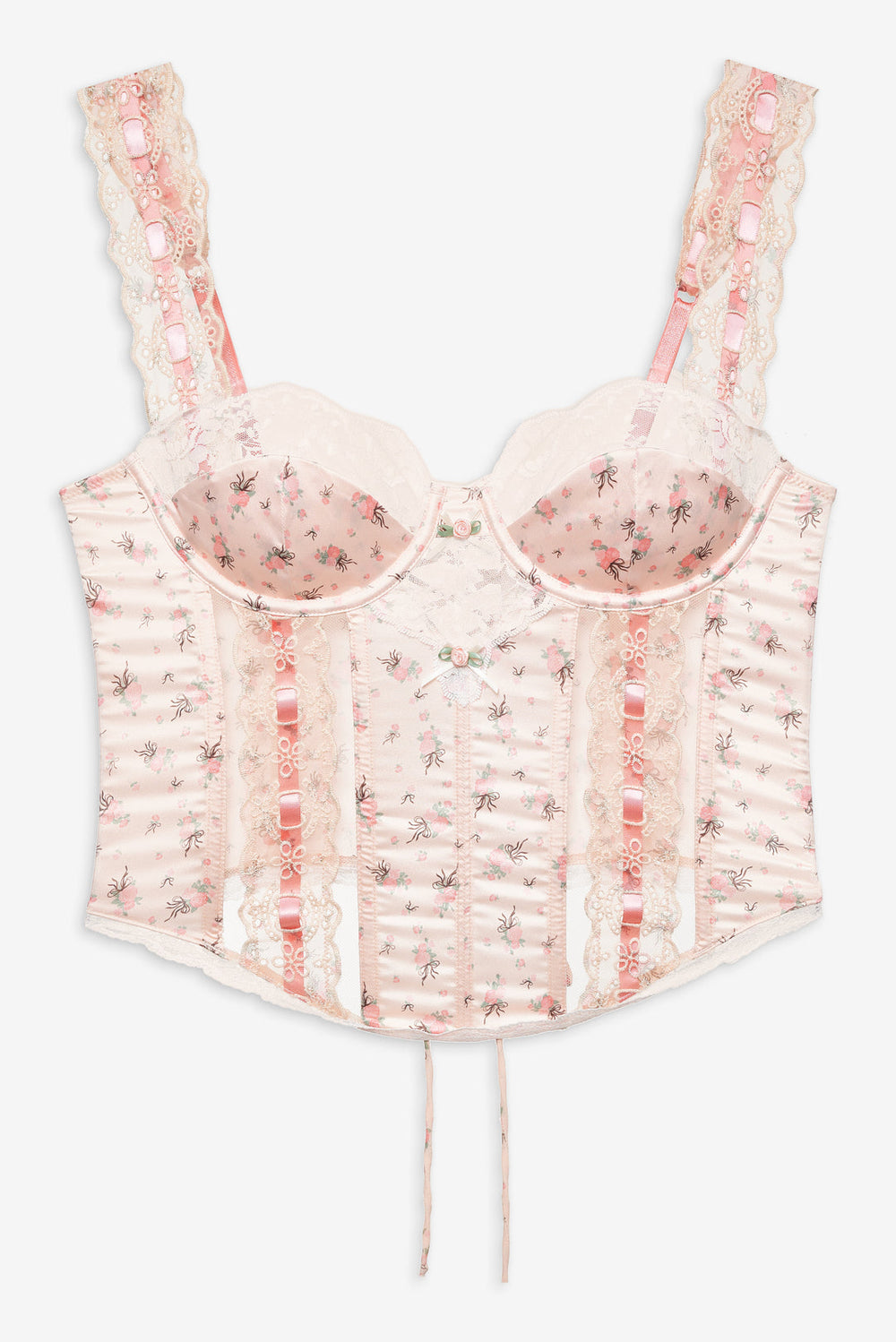 Women Peaches & Cream Bustier - Peach