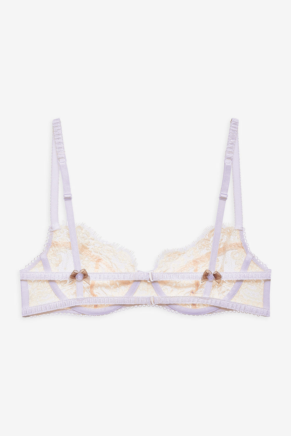 Women Victoria Lace Underwire Bra - Cream
