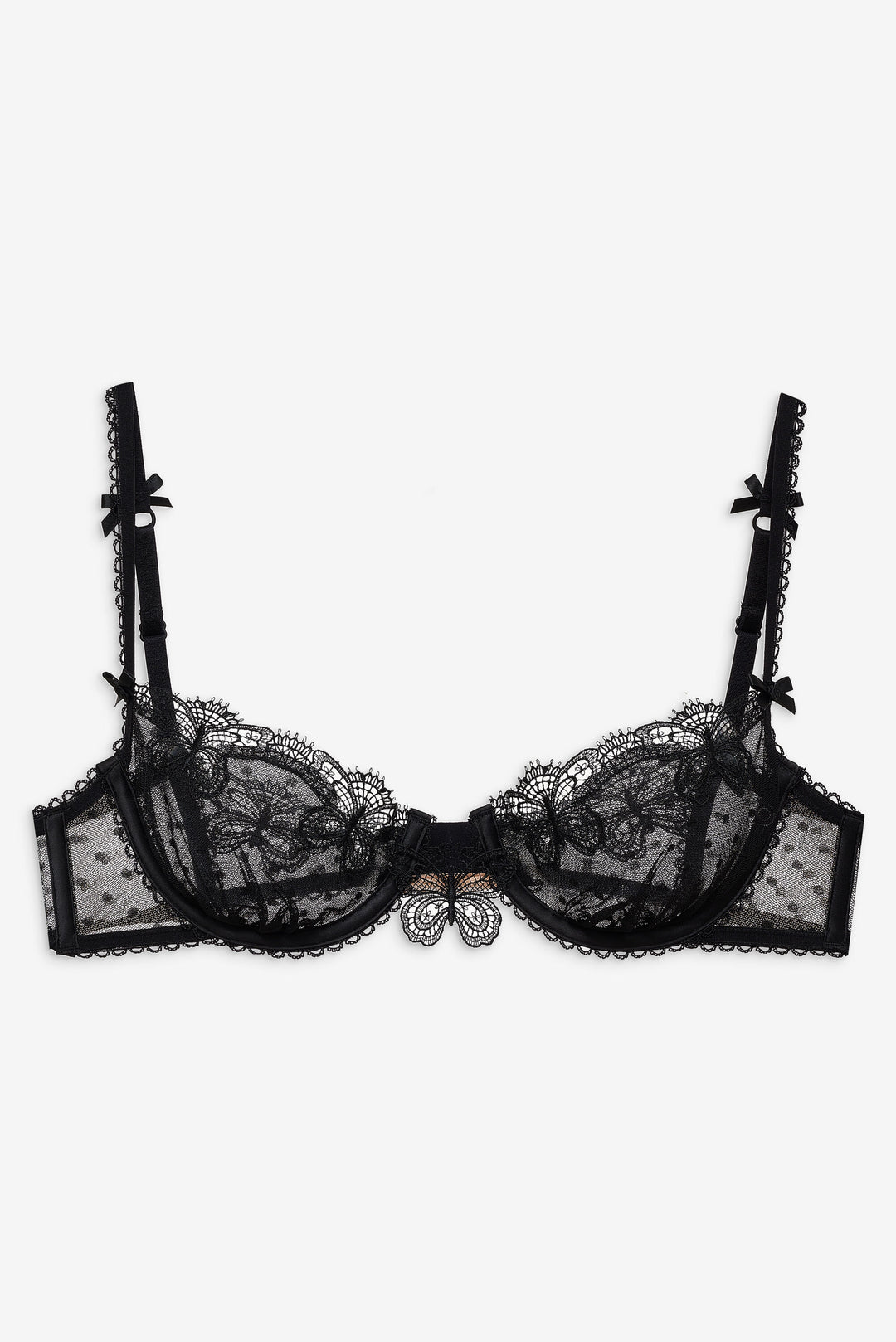 Women Papillon Underwire Bra - Black