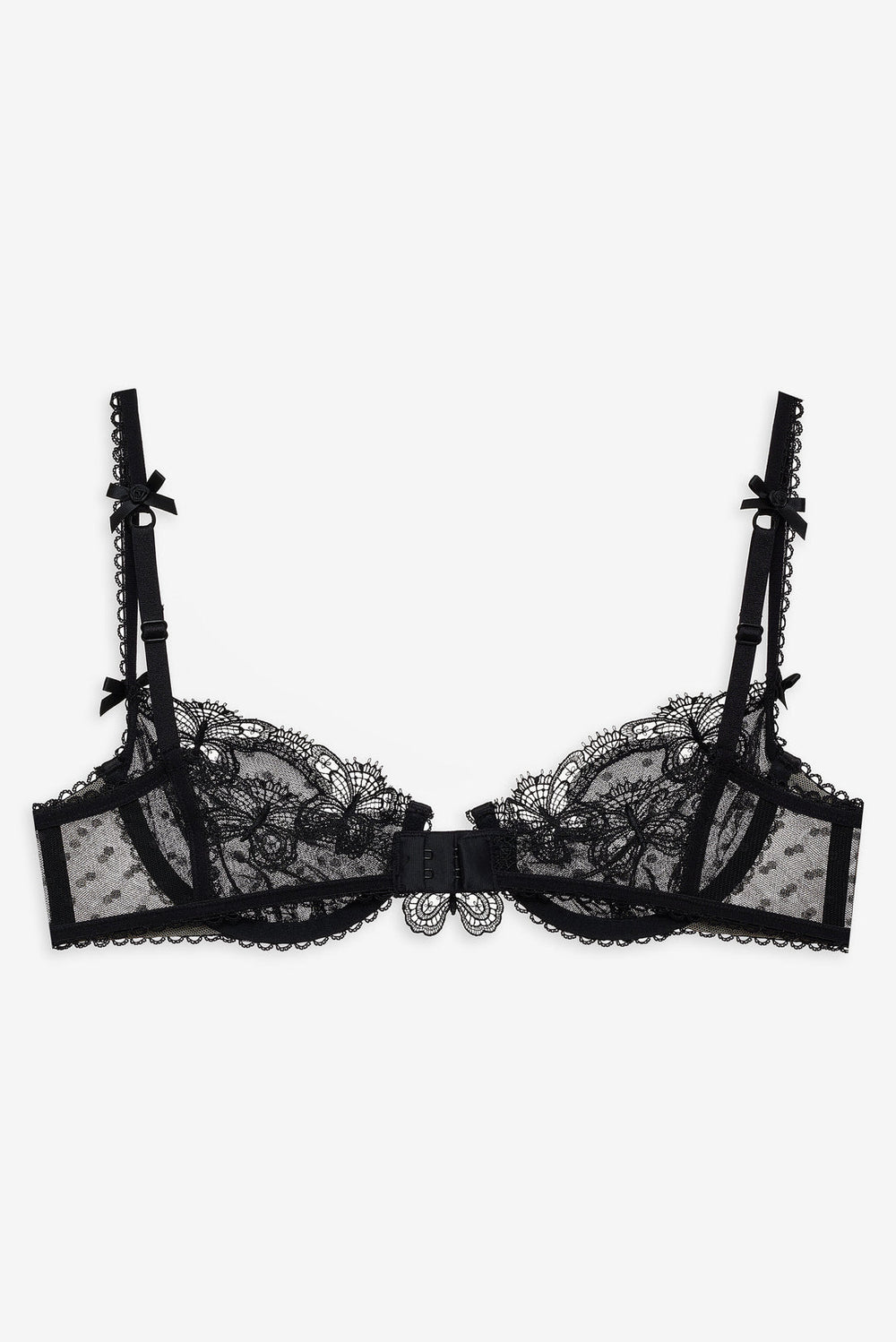 Women Papillon Underwire Bra - Black