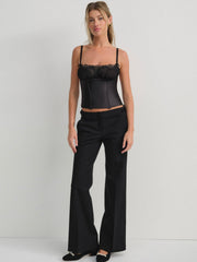 Women Papillon Bustier - Black