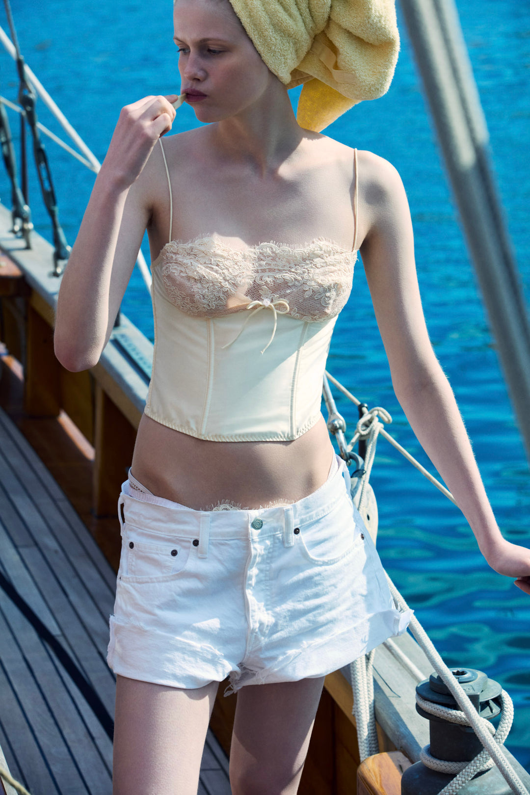 Women Victoria Bustier - Cream