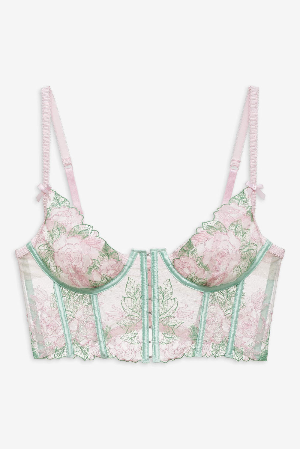 Women Love Story Bustier - Green