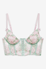 Women Love Story Bustier - Green