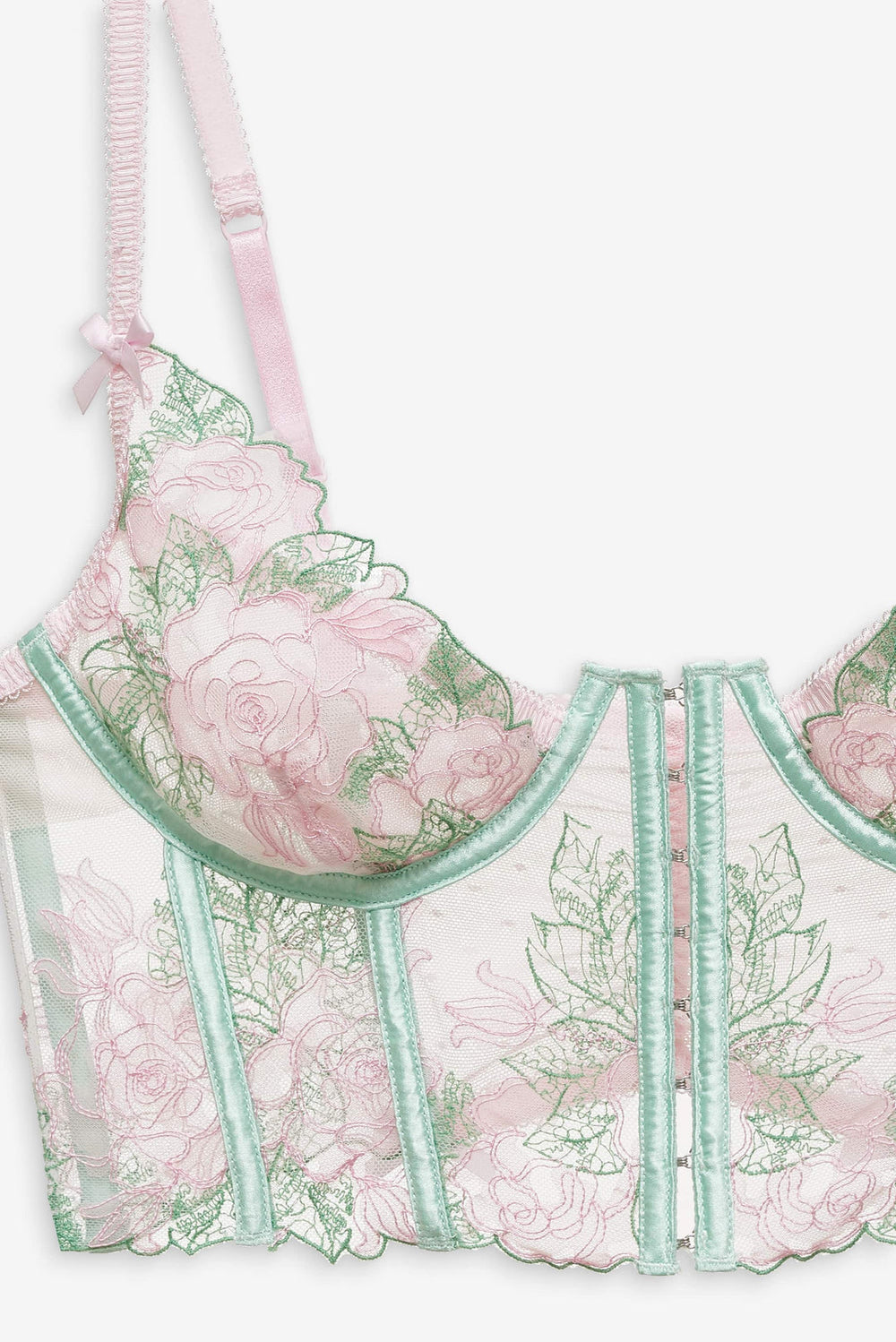 Women Love Story Bustier - Green