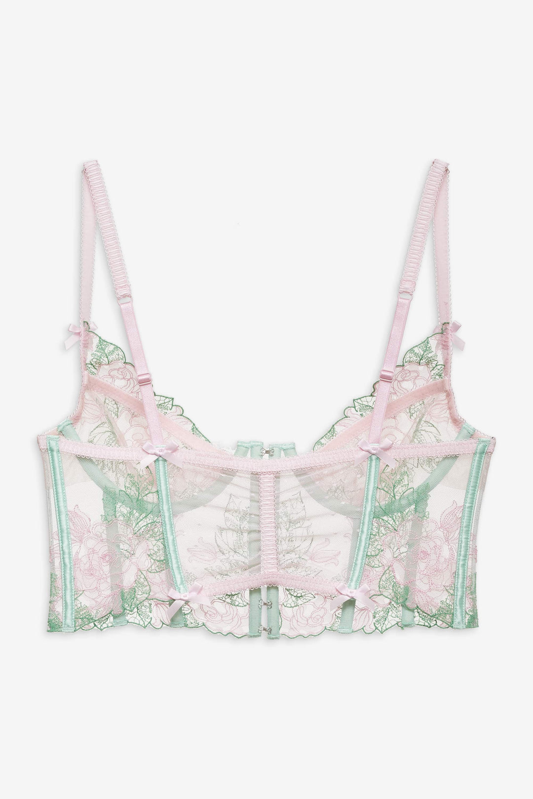 Women Love Story Bustier - Green
