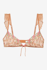 Women Glimmer Rosebud Bralette - Rose Gold