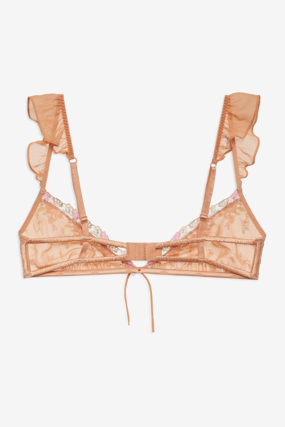 Women Glimmer Rosebud Bralette - Rose Gold