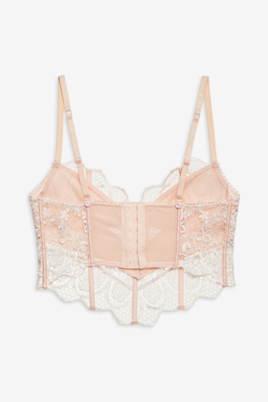 Women Tea Cake Lace Bustier - White
