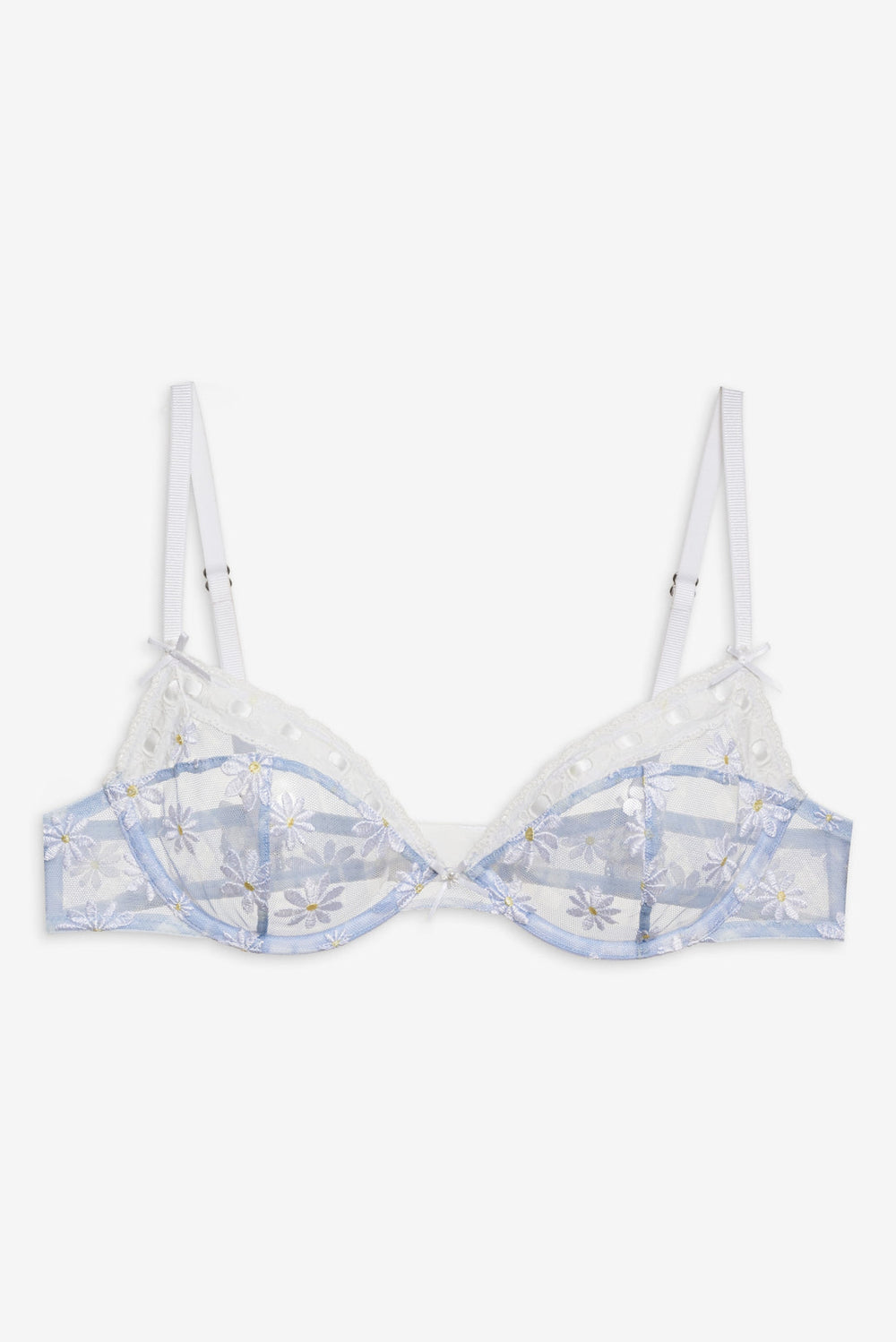 Women Dee Dee Daisy Underwire Bra - Blue
