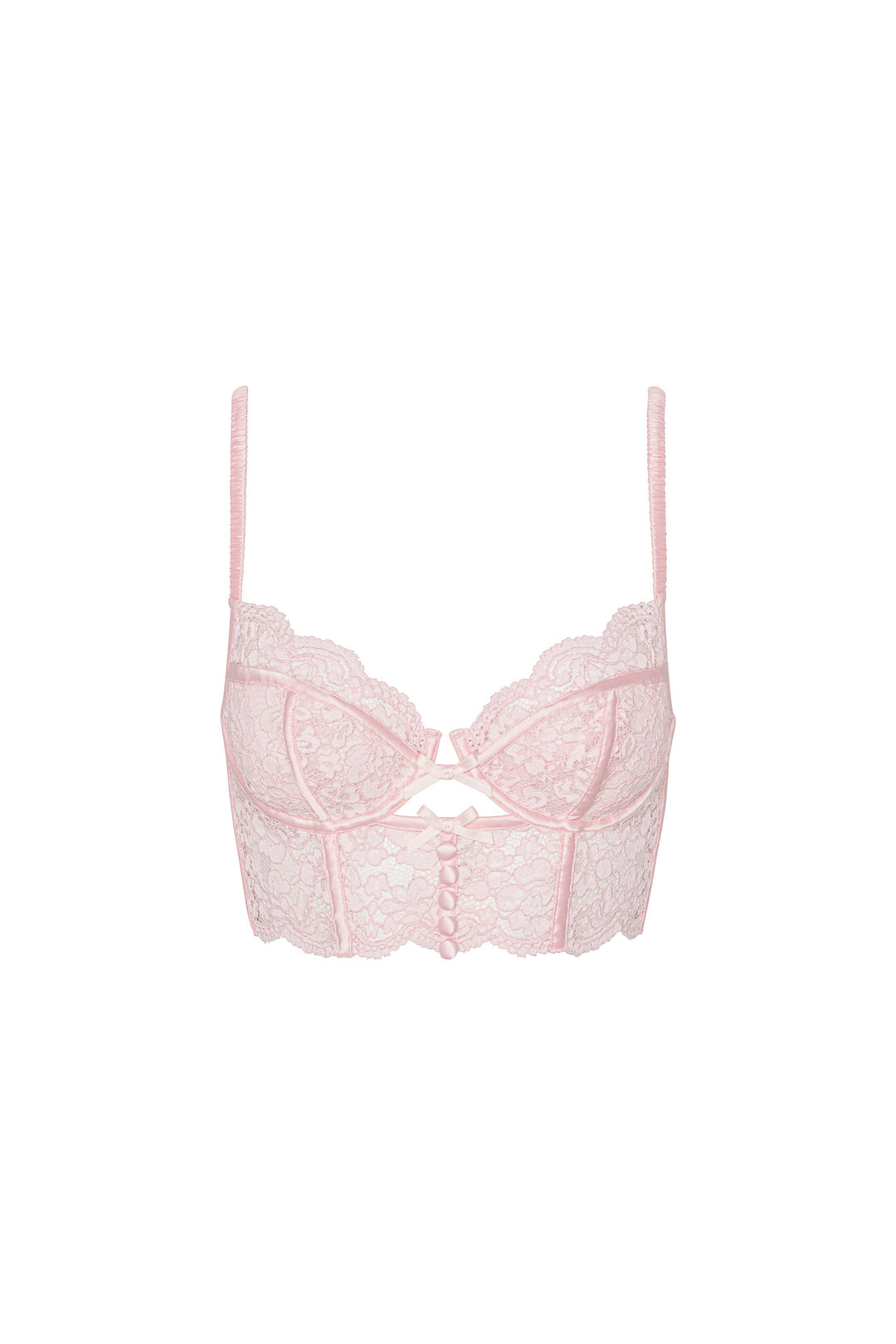 Women Creamsicle Lace Underwire Bra - Pink
