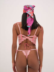 Women Seashell Bustier - Pink