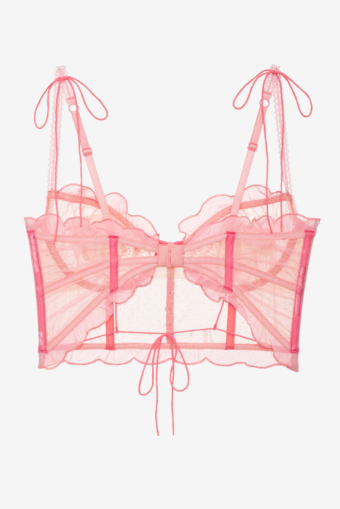 Women Seashell Bustier - Pink