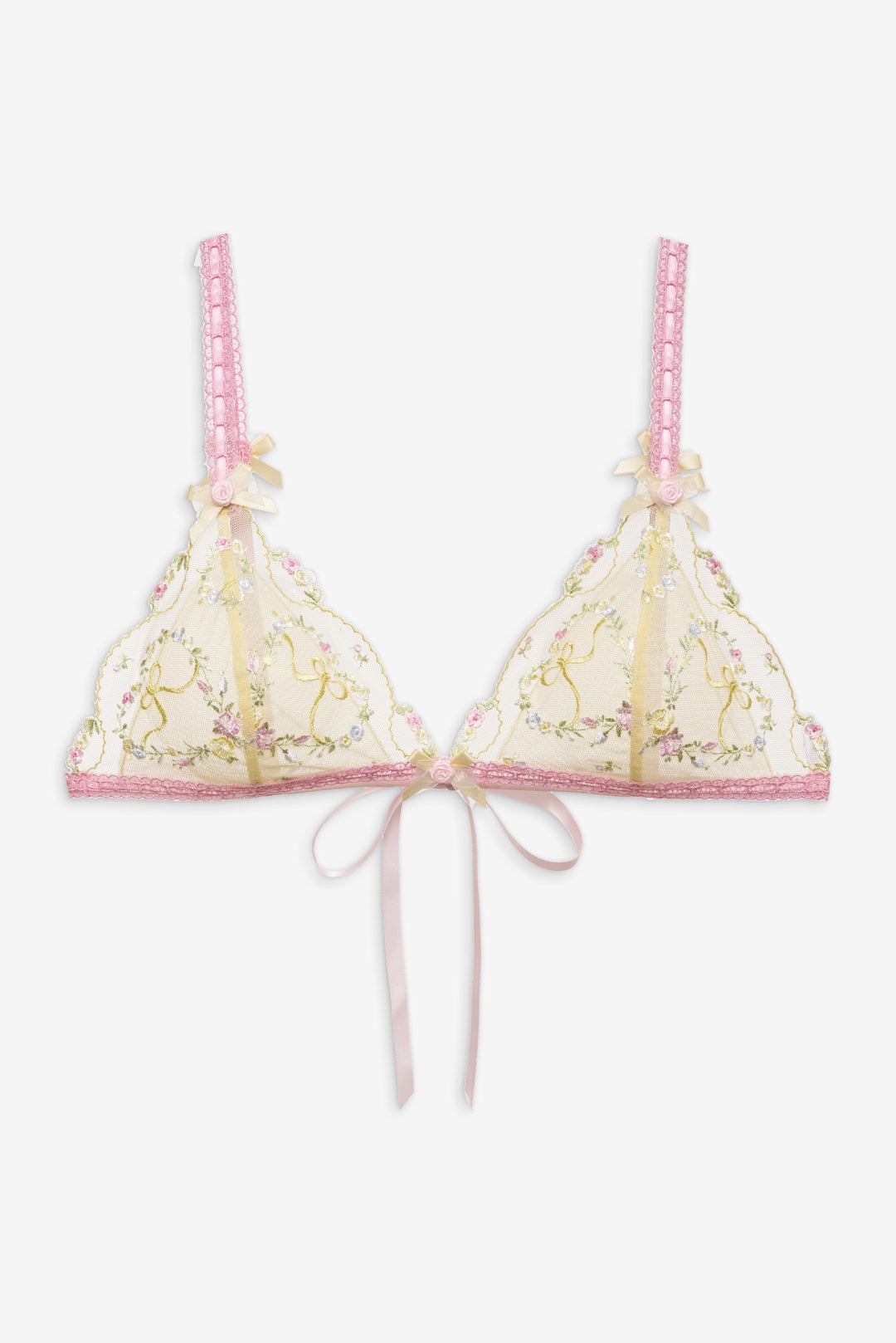 Women Sunny Bouquet Bralette - Multi Yellow