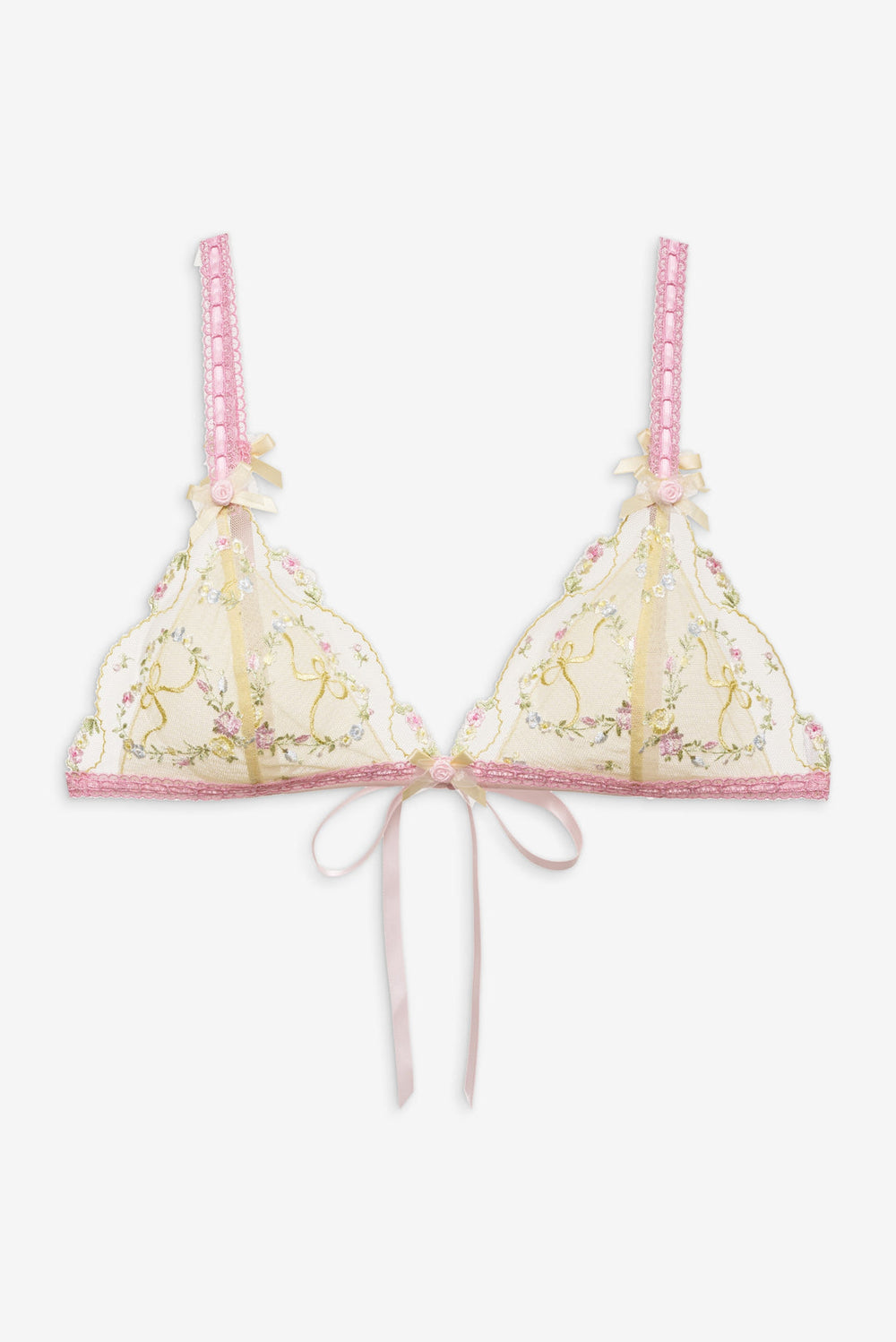 Women Sunny Bouquet Bralette - Multi Yellow