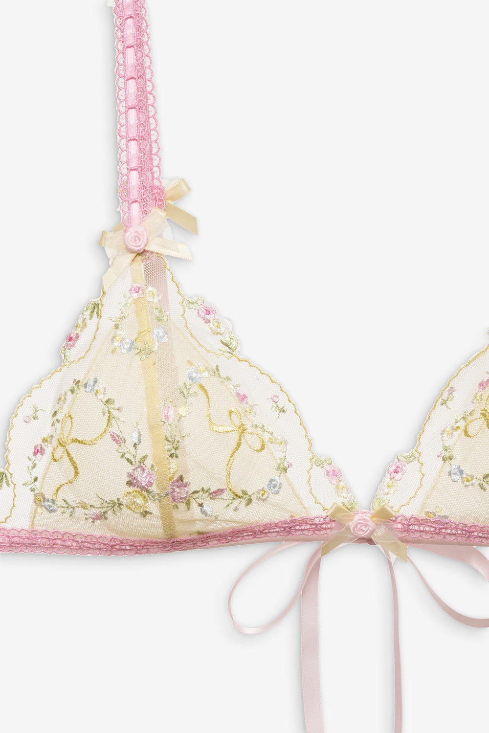 Women Sunny Bouquet Bralette - Multi Yellow