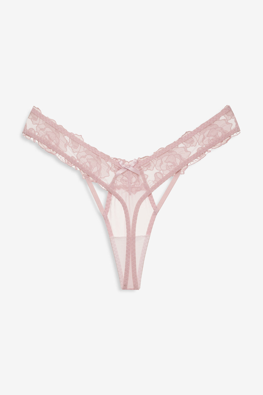 Women Blissful Blooms Thong Panty - Pink