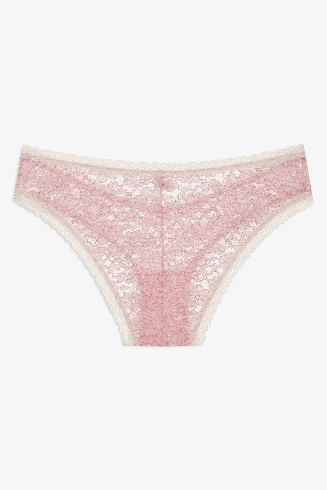 Women Pamela Stretch Lace Cheeky Panty - Pink