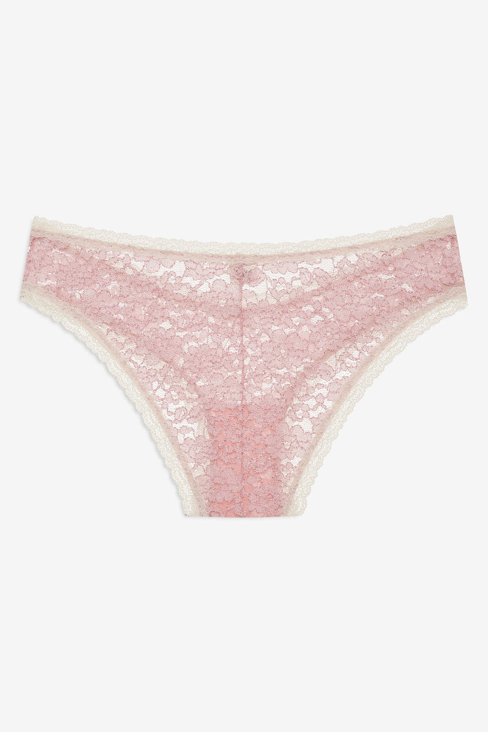 Women Pamela Stretch Lace Cheeky Panty - Pink