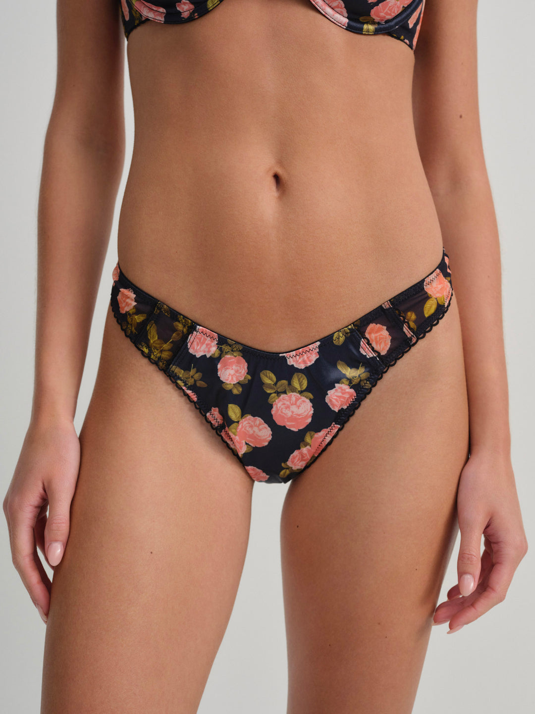 Women Kayla Thong Panty - Navy