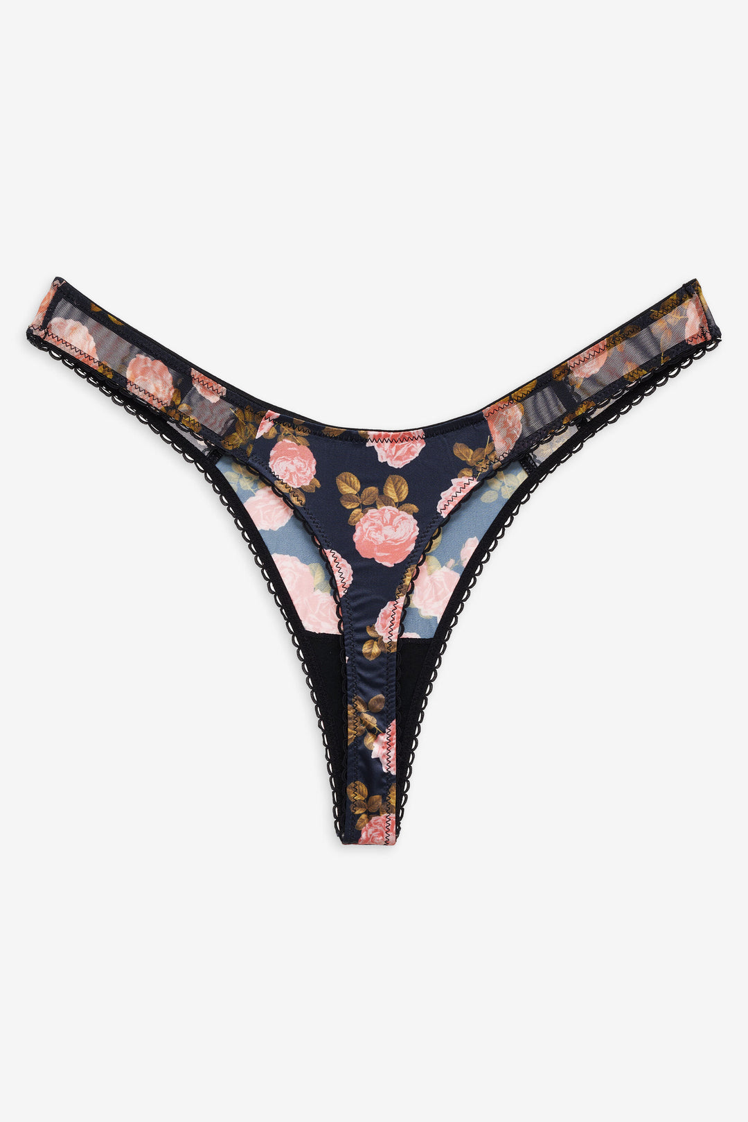 Women Kayla Thong Panty - Navy