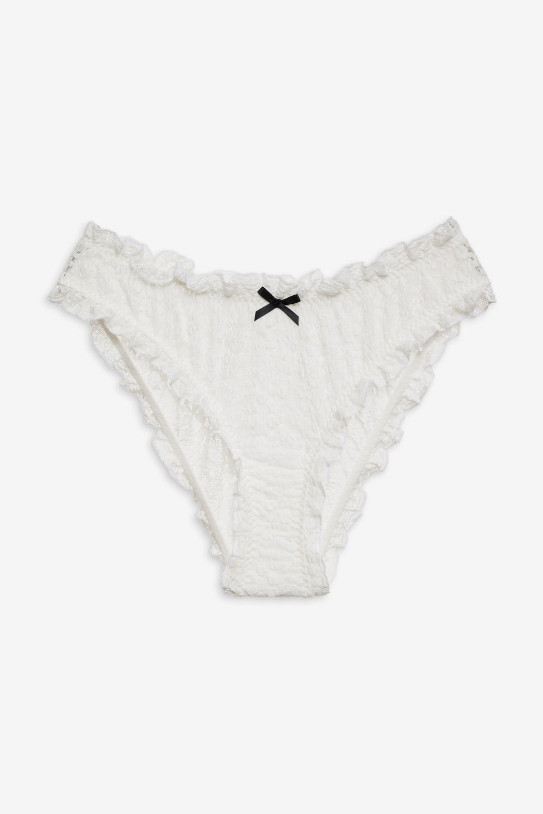 Women Sally Stretch Lace Cheeky Panty - White