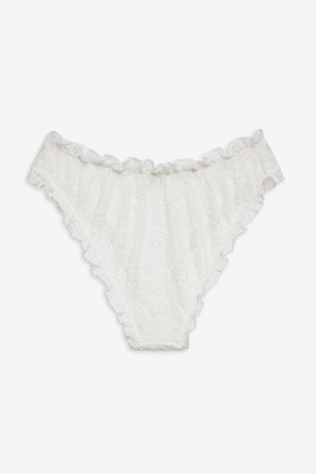 Women Sally Stretch Lace Cheeky Panty - White