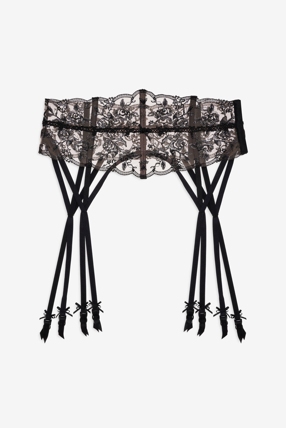 Women Sonia Garter Belt - Black