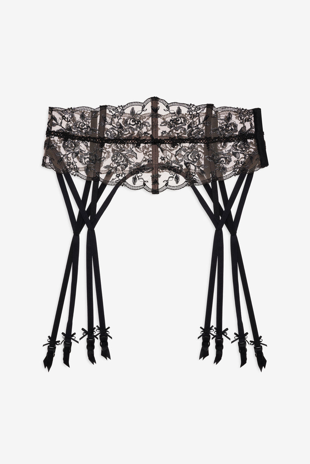 Women Sonia Garter Belt - Black