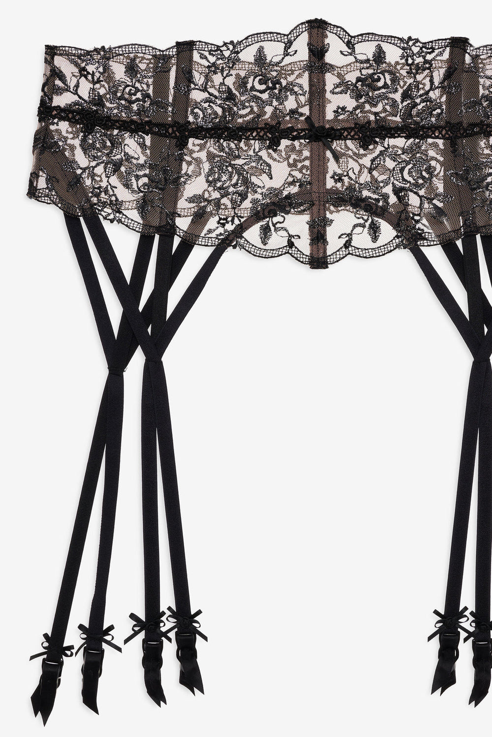 Women Sonia Garter Belt - Black