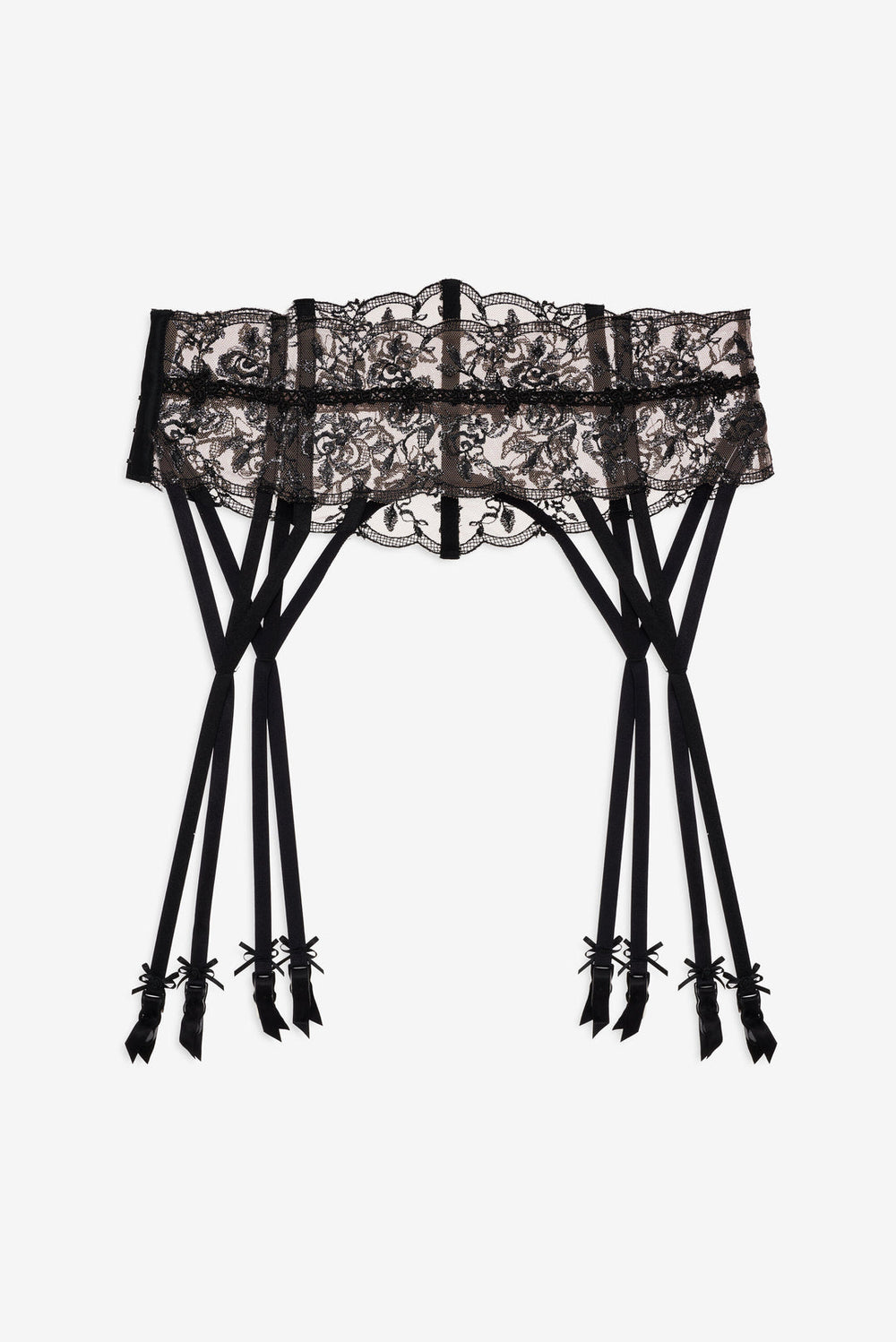 Women Sonia Garter Belt - Black