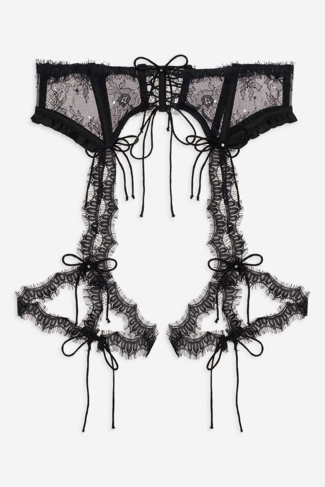 Women Sonja Garter Belt - Black